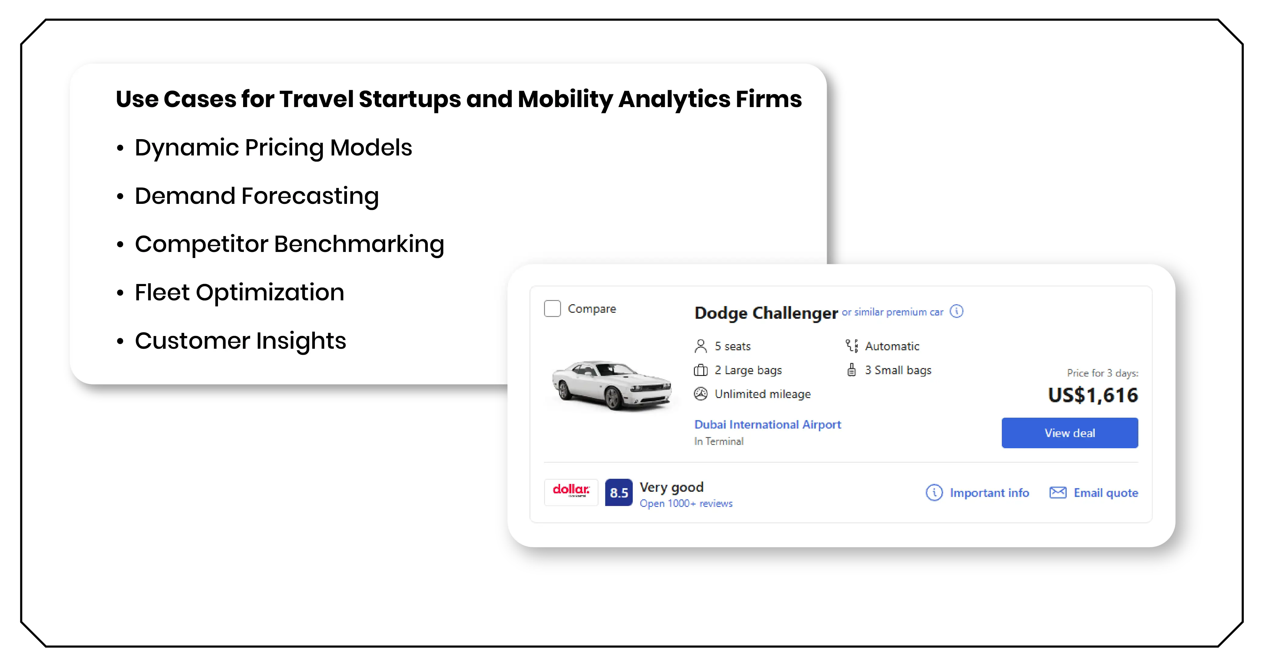 Use Cases for Travel Startups and Mobility Analytics Firms